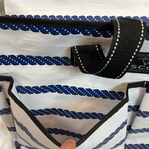 SCOUT BJ Bag Large Utility Tote Bag Nautical Beach Pool Waterproof Lightweight - Picture 4 of 10